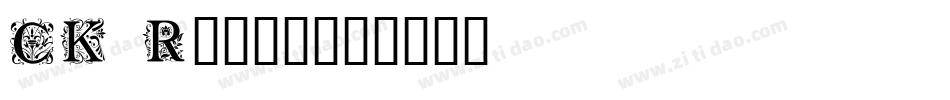 CK Regal字体转换
